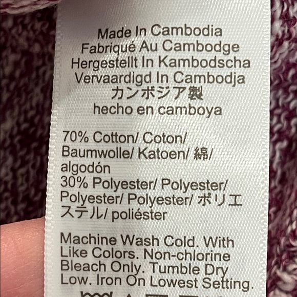 J. Crew Magenta Grape Crewneck Beach Sweater/NWT/S - Picture 7 of 10